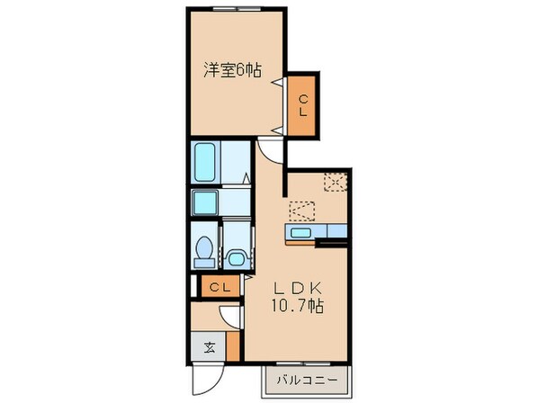 エトワールＭ　Ⅰ棟の物件間取画像